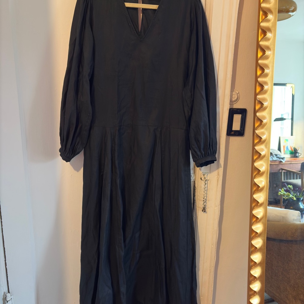 Black Maxi Dress - 100% Cotton